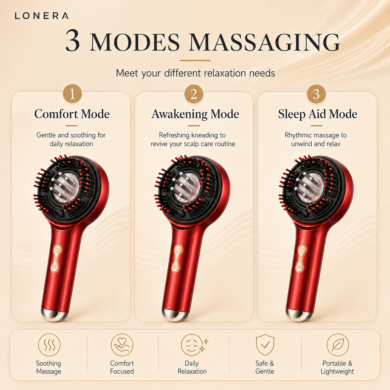 Lonera™ Electric Scalp Massage Comb